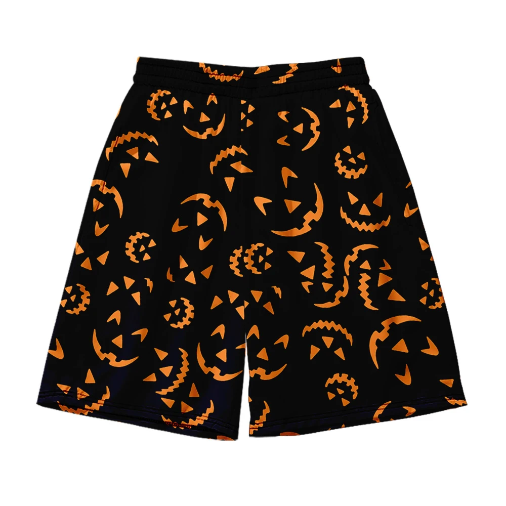 

Halloween Beach Shorts Men's and women's clothing 3D digital printing casual shorts Fashion trend couple Pants
