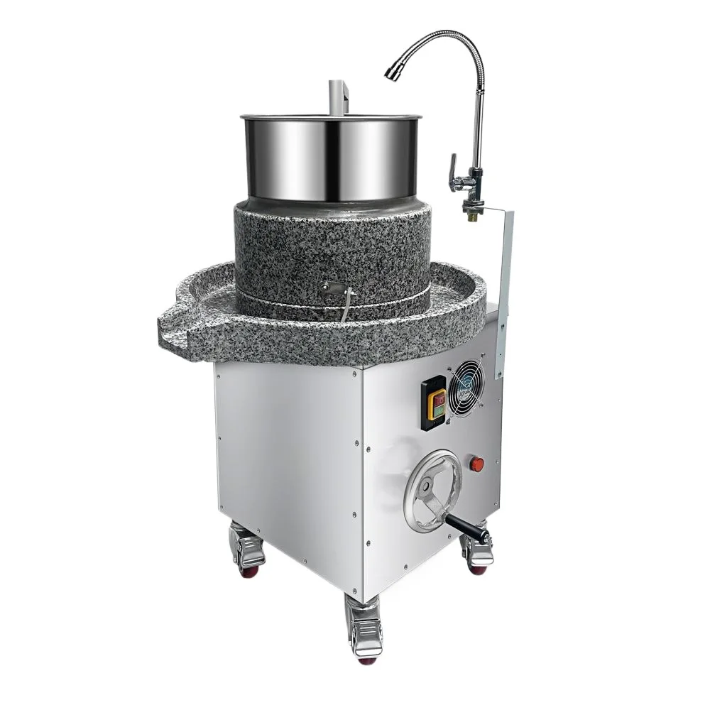 

Stone grinding rice flour machine Commercial electric grinding machine Automatic stone grinding soybean milk machine