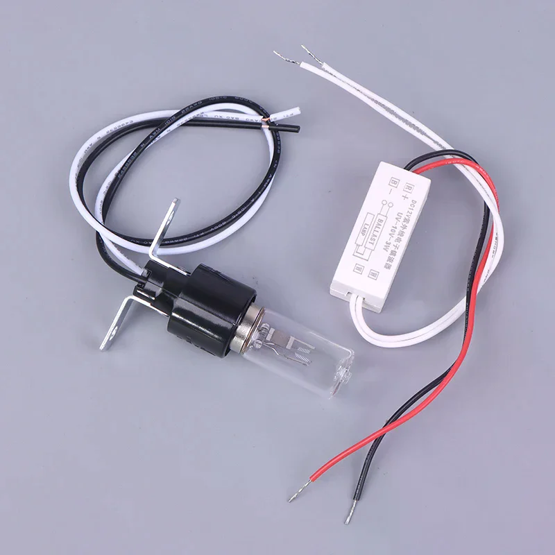 Efficient UV Sterilizing Lamp, 3W Light for Refrigerator, Dryer, Microwave Sterilization, DC 12V Germicidal Bulb 185-254nm