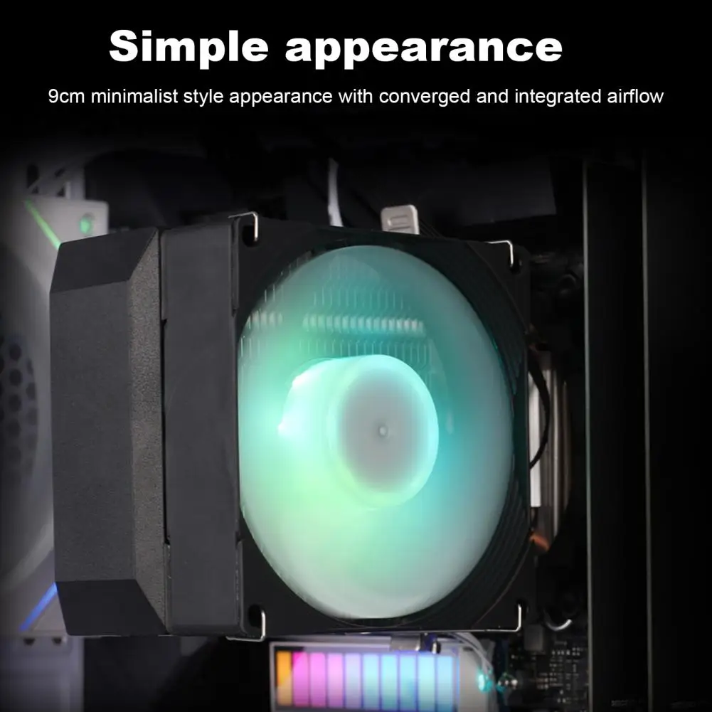 Cpu Fan High Speed Bearing Computer Case Fan Set with Strong Airflow Low Noise Universal Fan for Easy Installation Silent