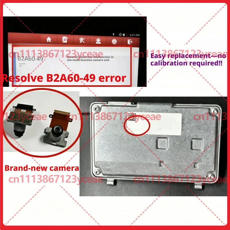 For Bosch ACC Camera Module B2A60‑49 Fault Repair Camera Unit Fit Honda Porsche Lynk Co BYD Changan Chery Baojun