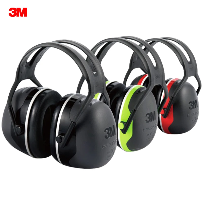 Cuffie antirumore X3A insonorizzate 3M 33dB per la riduzione del rumore del sonno utilizzate per l'apprendimento del lavoro, tiro, cuffie silenziose per il sonno