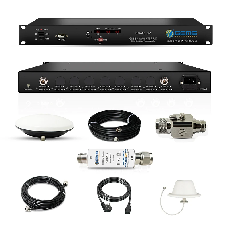Rackmout Digital Gain Adjustable GPS and GNSS Repeater kit  GNSSRK-M-RDV