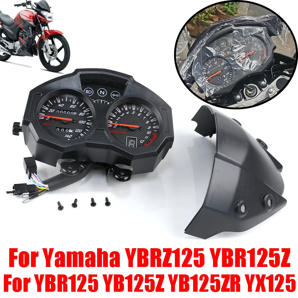 Para Yamaha YBR125Z YBRZ 125 YBR YB125Z YB125ZR YX125 velocímetro de motocicleta tablero medidor tacómetro odómetro instrumento