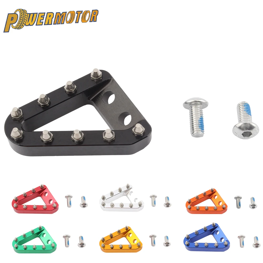 Enduro Motocross Rear Brake Pedal Step Tip Plate for KTM EXC SX XC XCF XCW TPi 250 300 350 2017 To 2023 Motorcycle Accessories
