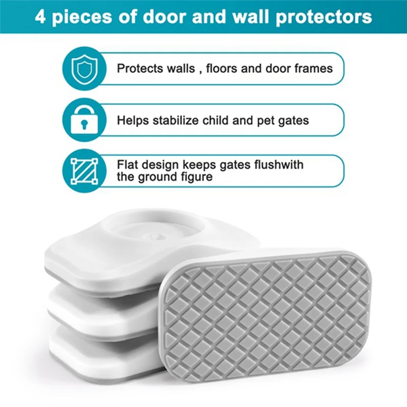 N93R Gate Adapter 4PCS Gate Threaded Spindle Rod Pressure Gate Replacement Parts Screw Mounted Bolts Kit For Pets Gates