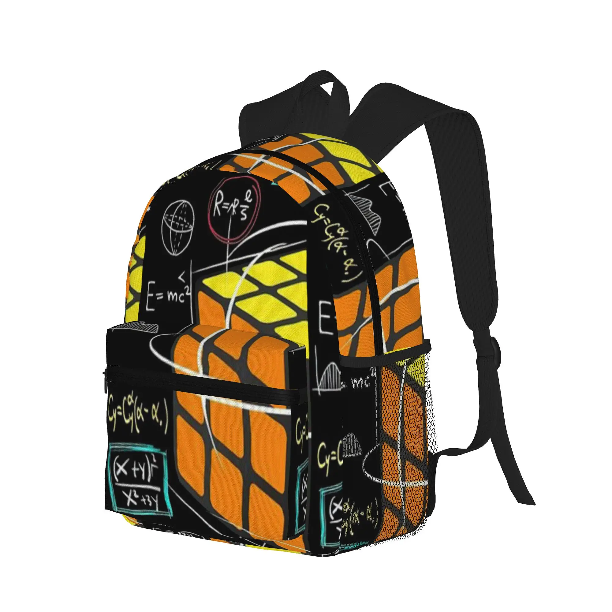 Cool Math Rubik Rubix Rubics Player Cube Maths  Casual Backpack for Students and Adults Travel backpack
