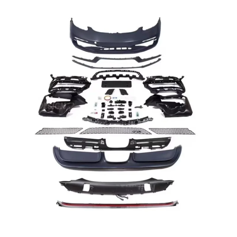 

Комплект обвесов: передний бампер, задний диффузор для Porsche 718 2017-2025, обновление GTS, накладка на задний фонарь, декоративная окантовка