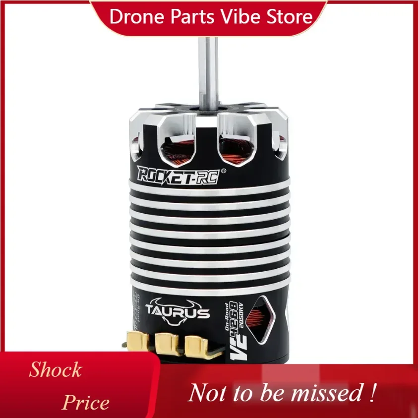 

DP ROCKET-RC Sensored Brushless Motor 4274 4268 V2 5mm Shaft for 1/8 RC Car Electric Monster on Road RC Model