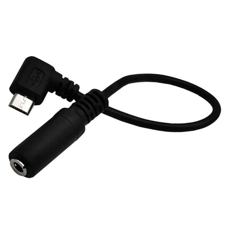 Micro USB إلى 3.5 مم سماعة سماعة سماعة سماعة سماعات المحول كابل الصوت الممتاز الأسلاك الصوت الاستبدال 15 سم M76A #2