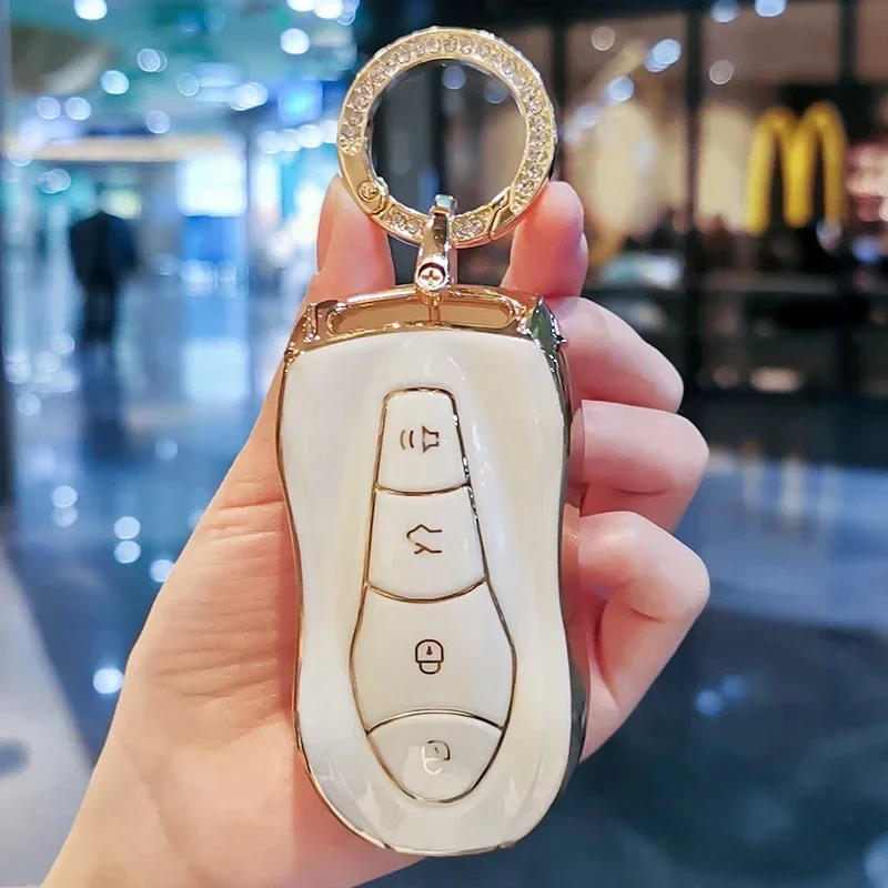 

Fashion TPU Car Remote Key Case Cover for Geely Azkarra FY11 Atlas Pro New Emgrand GS X6 SUV EC7 Protected Shell Fob Accessories