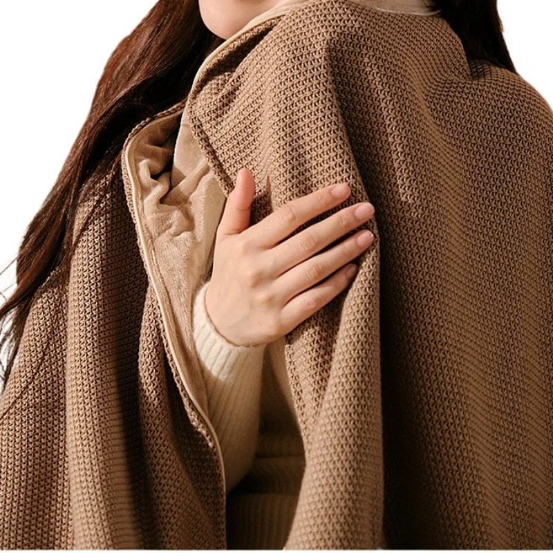 

Electric body warmer blanket, rechargeable heating warm heating shawl