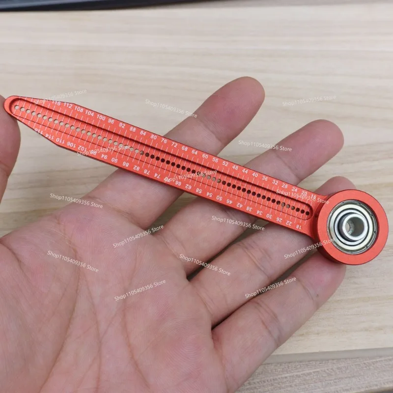 Woodworking General Mini Portable Painting Compass, Aluminum Alloy Concentric Shaft Design Painting Engineering Decoration Hole