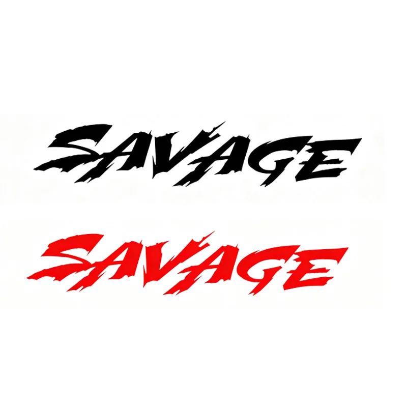 Savage Humorous Vinyl Decals - Waterproof, Finish Stickers for Cars, Laptops & Walls | Durable, Easy-Apply Graphics