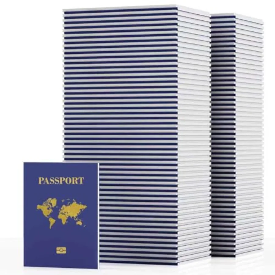 

0 Pcs Passport Book School Projects Party Supplies Blank Fake Passport Notebooks for Pretend Travel Travel-Themed Events 0
