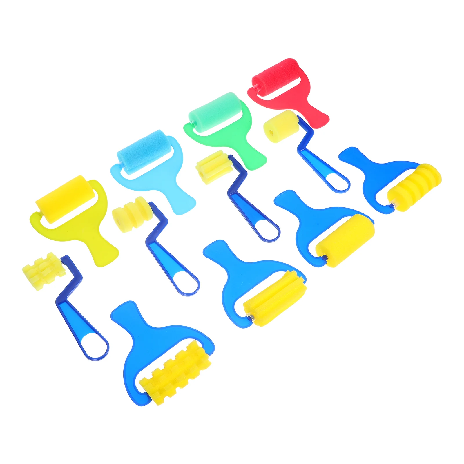 

12Pcs Paint Accessories for Kids Easy Clean Effortless Application Vibrant Colors Art Education Paint Stamps for Kids