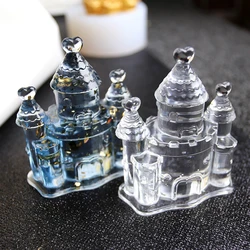 3D Castle Epoxy Resin Silicone Molds Fairy Tales Castle Casting Molds for DIY Soap Home Decor Craft Project