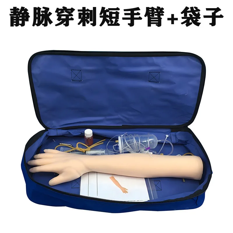 

Arm venipuncture, infusion, intramuscular injection training model, nurse practice, indwelling needle, injection, blood drawing