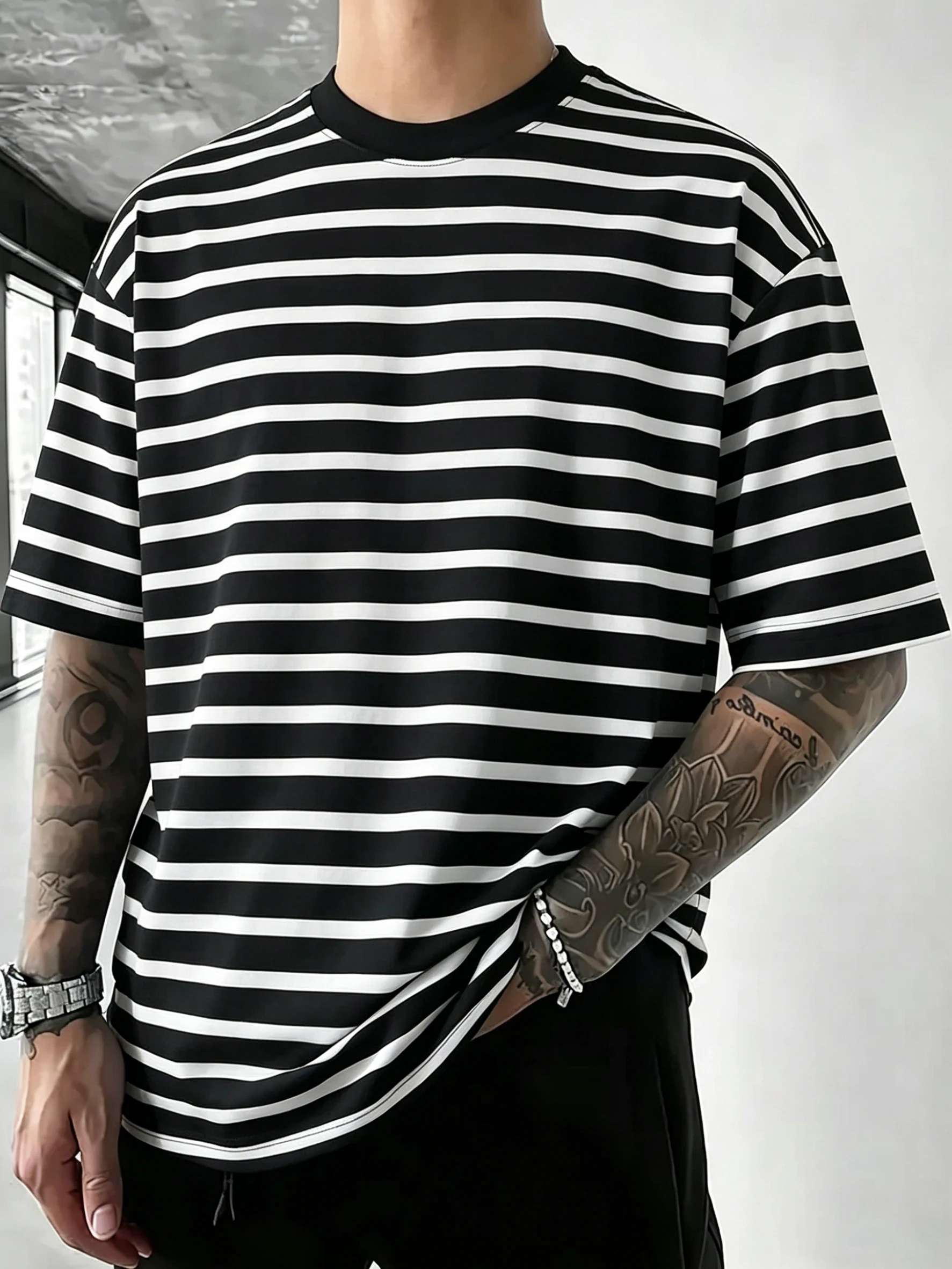 #27 Trending Mens Classic Striped T-Shirts Right Now