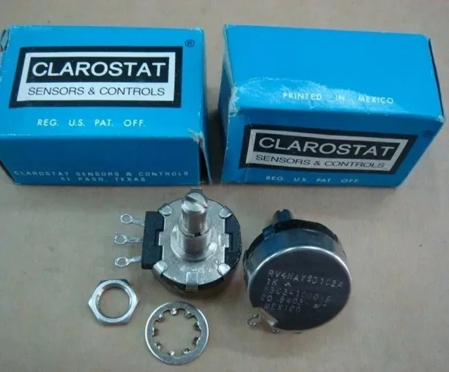 Clarostat RV4NAYSD102A 53C3-1000-S 1K potentiometer, Mexico