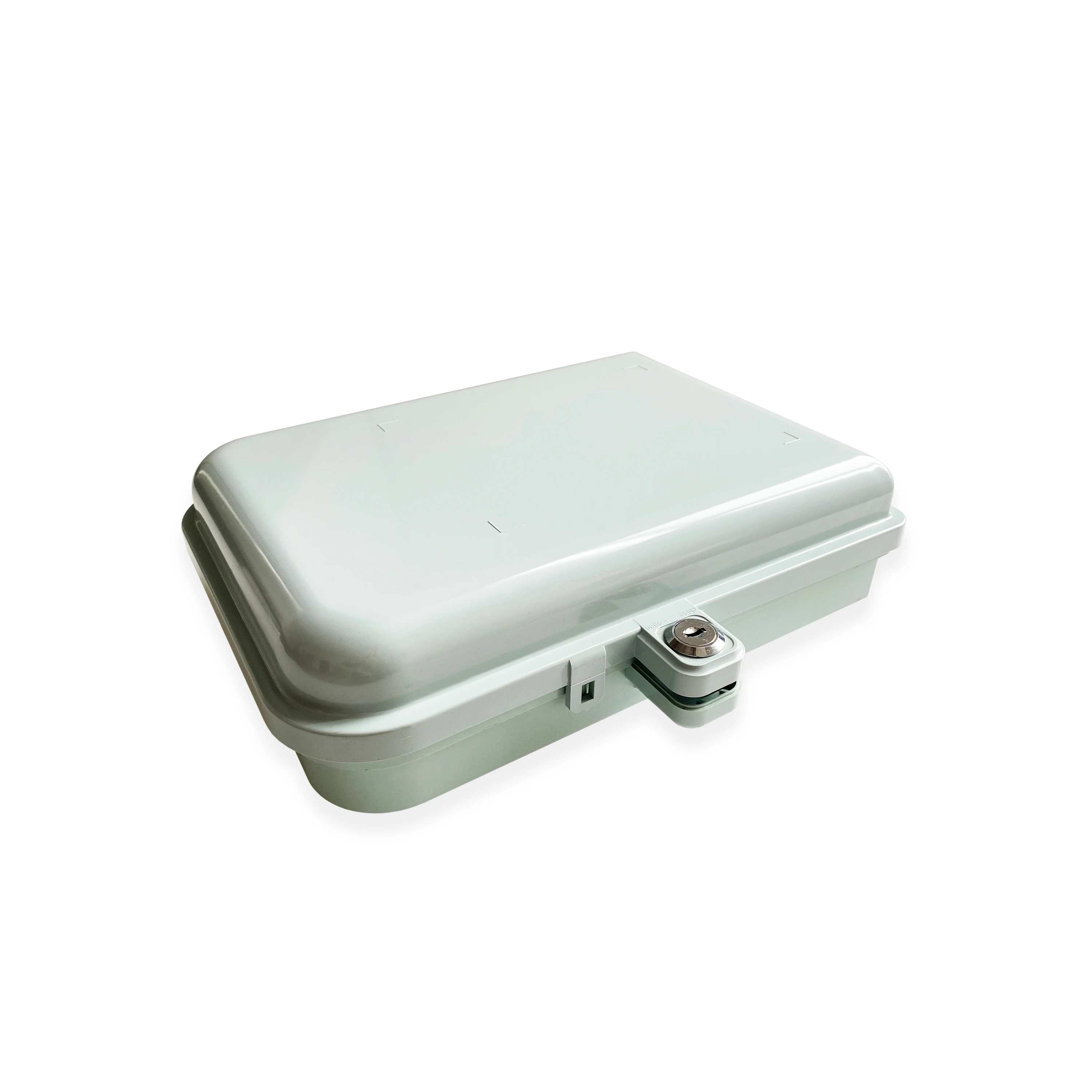 16 Core Optic Fiber Distribution Box PC 8 Ports White Outdoor Corridor FTTH Terminal Box