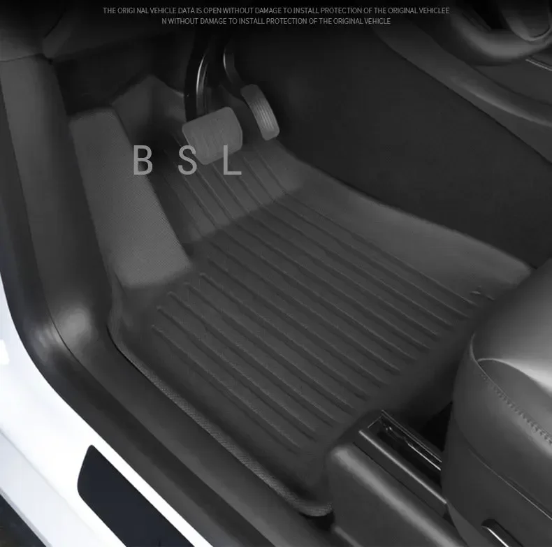 Floor Liners For Tesla model3/Y 2022 Rear Cargo Mats&Seat  Protector Frunk/Lower Compartment/Foot Carpet