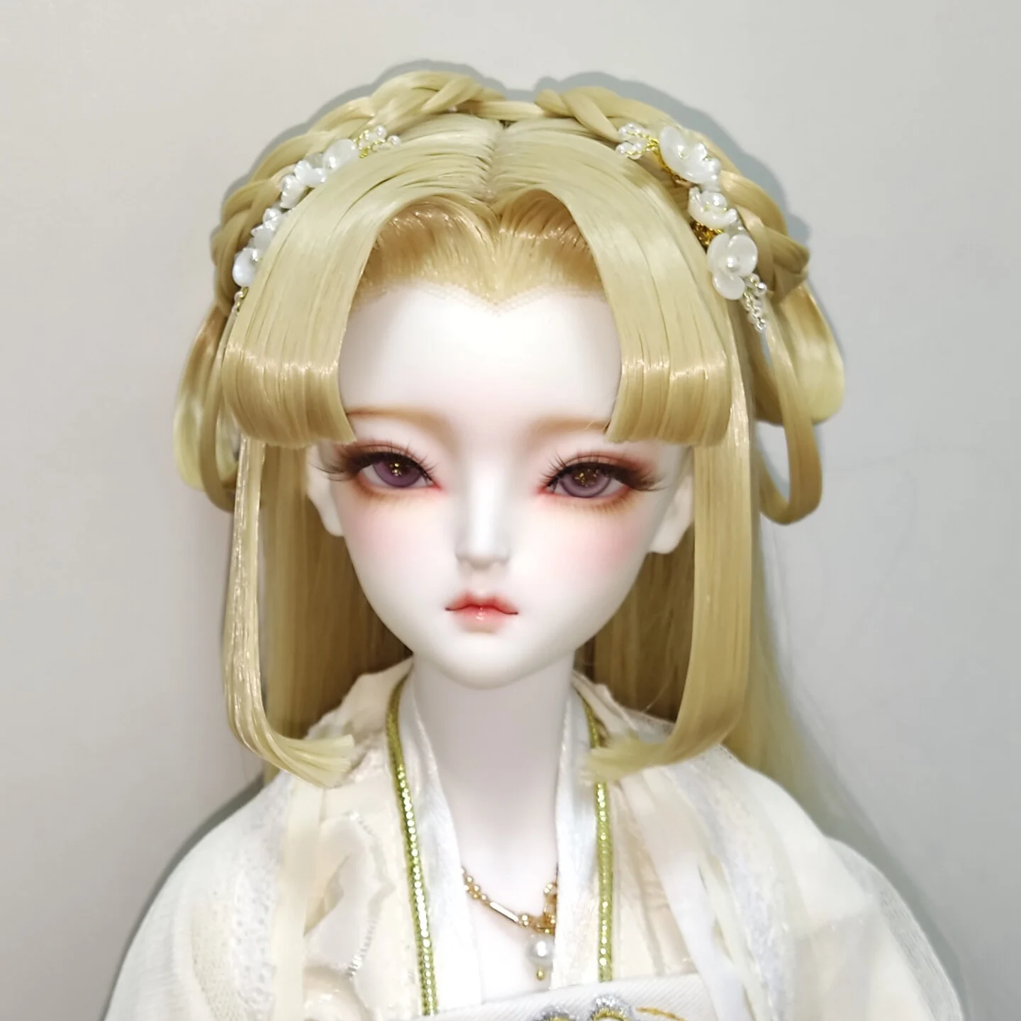 

1/4 1/3 Масштаб Древний Костюм BJD Фея Парик Куклы Аксессуары Hanfu Античный Стиль Волосы Ретро Парики Для BJD/SD MSD SD13 SSDF C1862