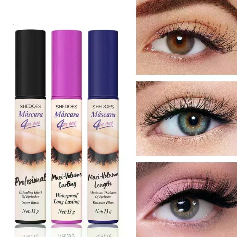 Waterproof Mascara Eyelashes Lengthening Long Lasting Silky Lash Black Eyelashes Extension Make Up Beauty Eye Cosmetic 10ML