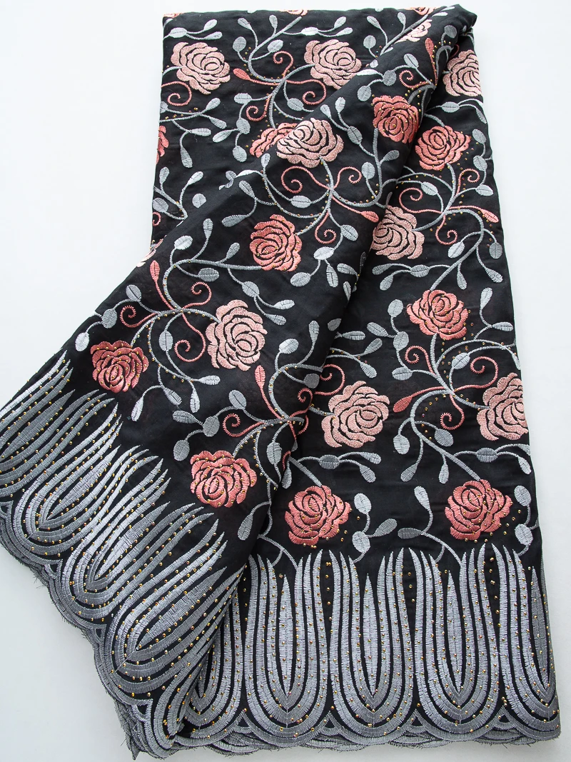 Zhenguiru Dry Lace Fabric 2024 Embroidered Cotton Lace Fabric High Quality African Lace Fabric Nigerian Dress for Women A3581