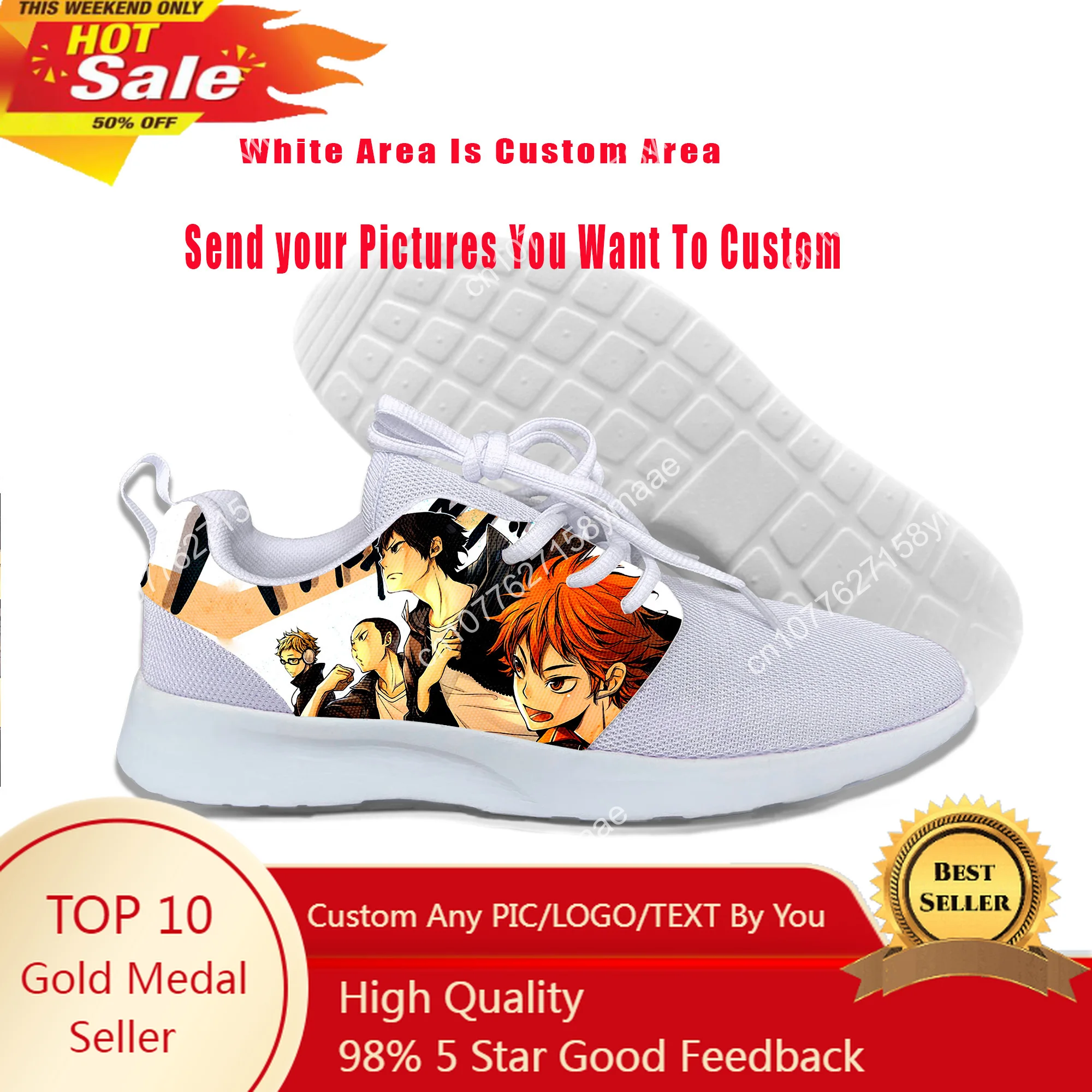 

Hot Cool Fashion FunnyHigh Quality Sneakers Handiness Casual Shoes Men Women Anime Haikyuu Volleyball Juvenile Classic Shoes