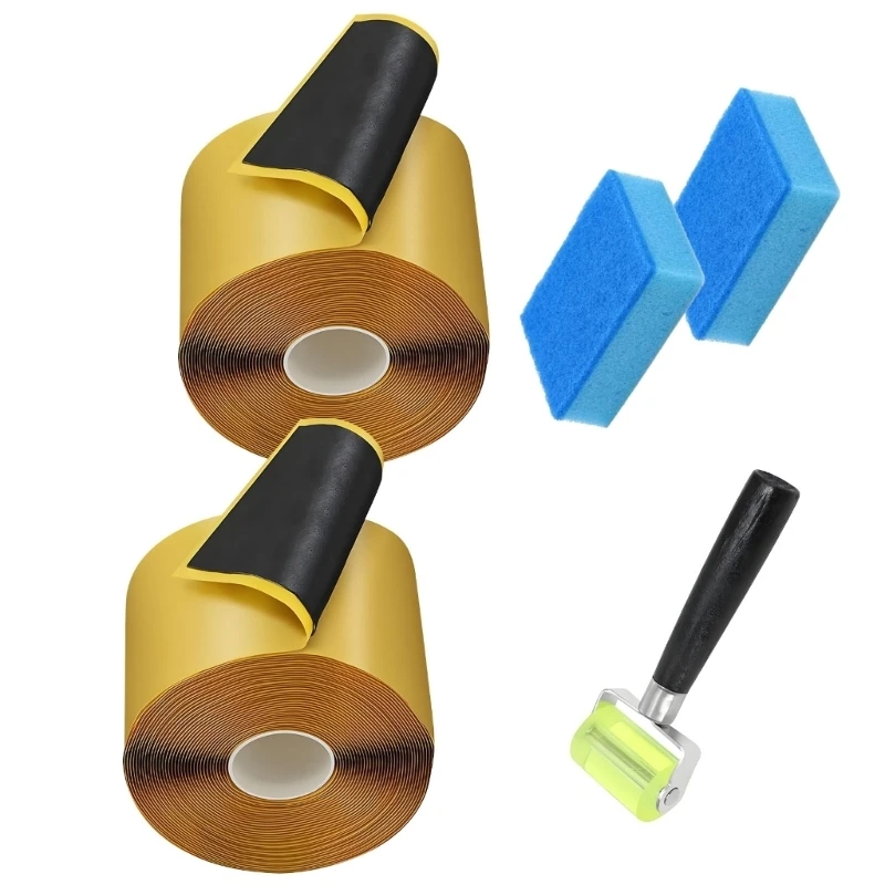 Selbstklebendes Butylkautschuk-Teichfolien-Nahtband, selbstklebendes Nahtset für die Reparatur wasserdichter Membranen und B03E – Detail 5