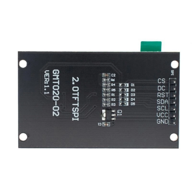 2,0-inch display Basic-serie ST7789V LCD-TFT-resistief scherm 240RGBx320 Display Geschikt voor dashboard, huishoudapparaat N2UB