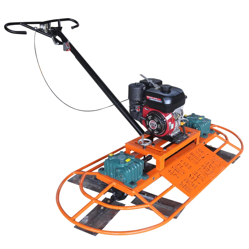 Mini Ride On Power Troffel Machine mit manuellem Griff für Betonoberflächen