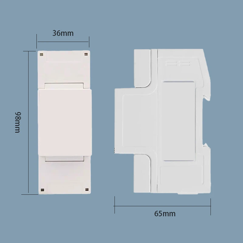 มิเตอร์วัดพลังงาน BOY-EM01 คุณภาพสูง พร้อมจอ LCD แบบเฟสเดียว ติดตั้งบนราง DIN วัดค่าไฟฟ้าเป็นกิโลวัตต์ชั่วโมง