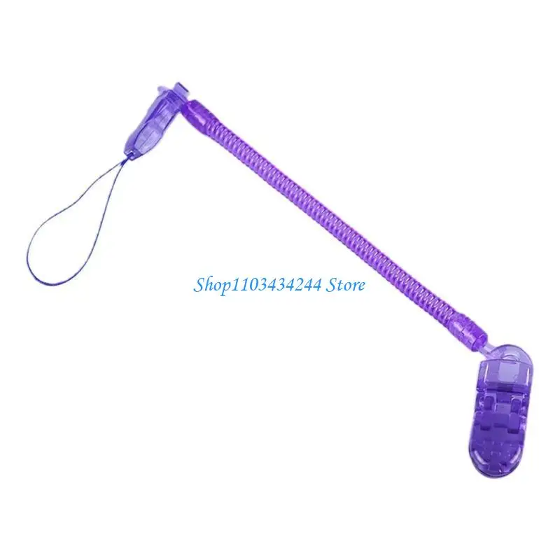 

G2TC Baby Pacifier Clip Chain Tractile Spring Coil Dummy Souther Soother Holder Chain для новорожденных новорожденных