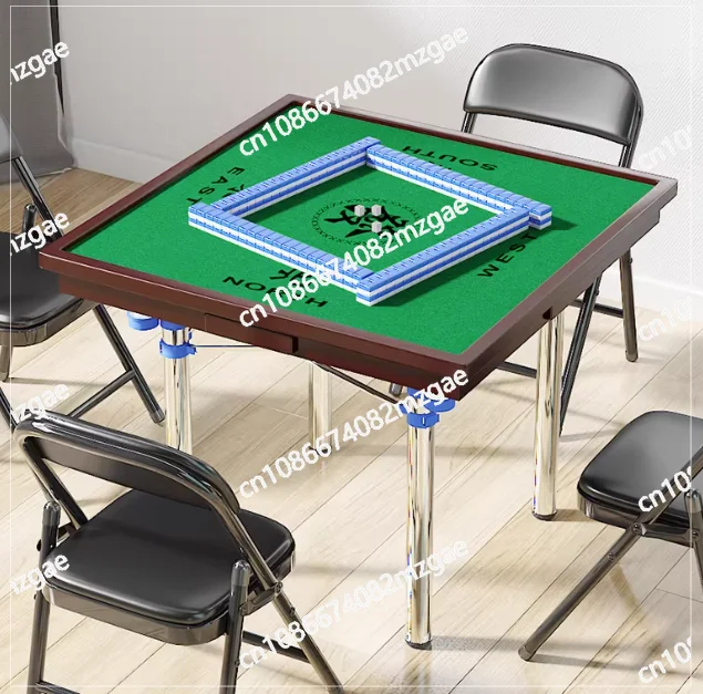 Mahjong table foldable 90 hand rub household dining table fire easy to play cards small sparrow table manual outdoor