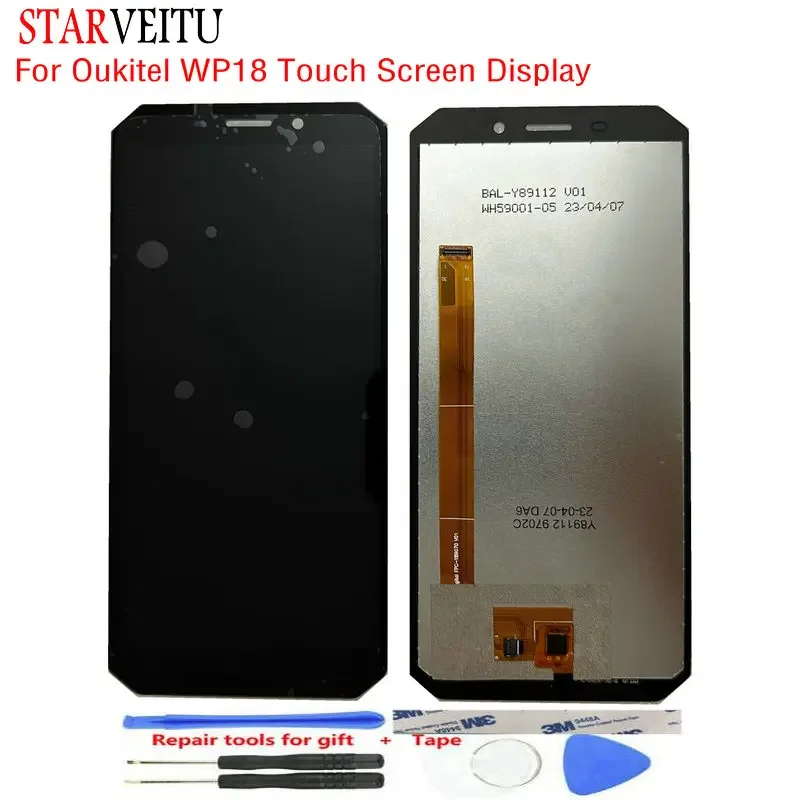 

Original LCD for oukitel WP18 Touch Screen Display 5.93" Mobile Phone Accessories