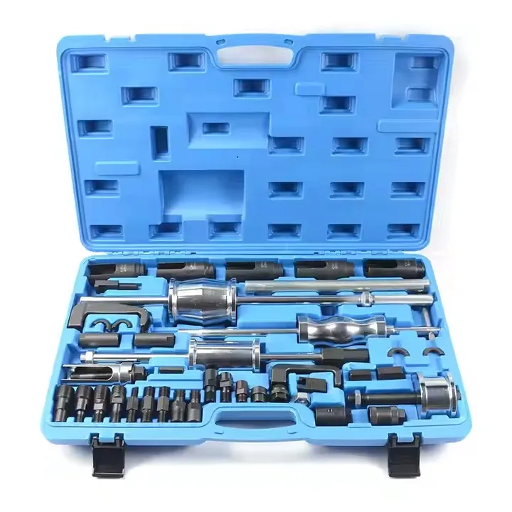 TBTOOLS Car Auto 40PCS Universal Master Diesel Engine Injector Extractor Removal Slide Hammer Bearing Puller Tool Kit TB200