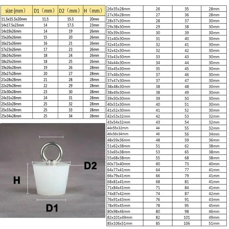 Silicone Sink Drain Plug with Pull Handle, Anti-Odor Leak-Proof Easy-Clean Bathtub Stopper for Kitchen Bathroom Basin