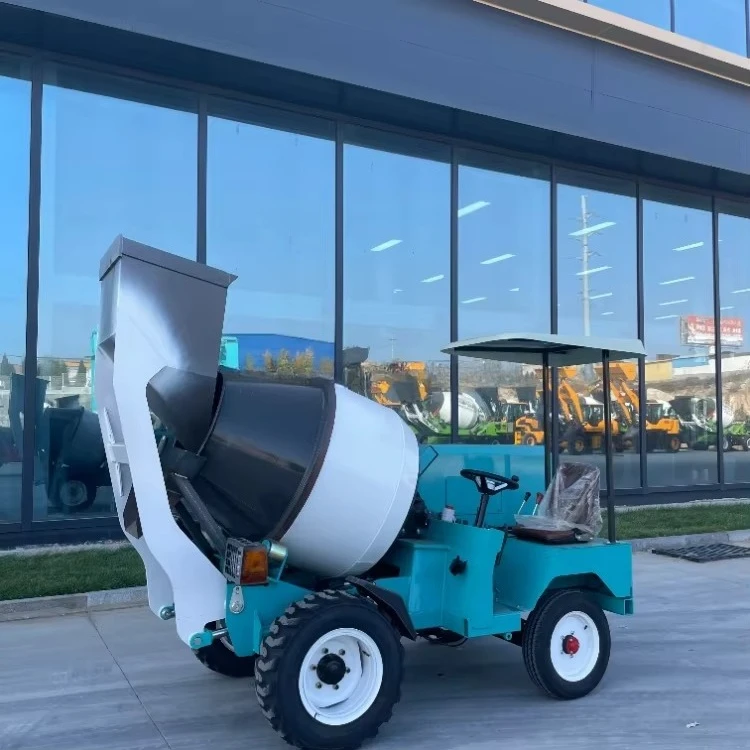 High Productivity Self Loading Concrete Mixer Truck Automatic Mobile Concrete Mixing and Transport Construction Machine