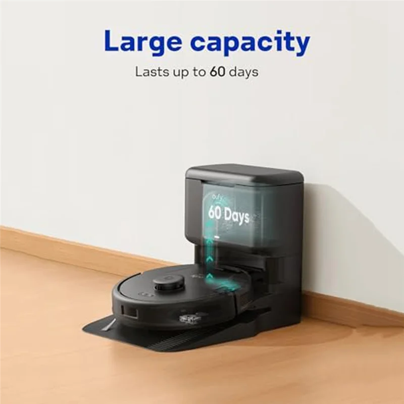 أكياس مكنسة كهربائية ABRG-أكياس مكنسة كهربائية لمحطة Eufy L50 SES، L60 SES ذاتية التفريغ، 10 عبوات