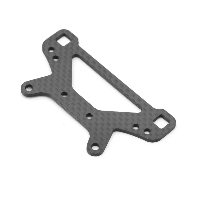 Carbon Fiber Front Shock Absorbers Bumper Fixing Plate For Tamiya TA02/TA-02SW RC Car Upgrade Parts