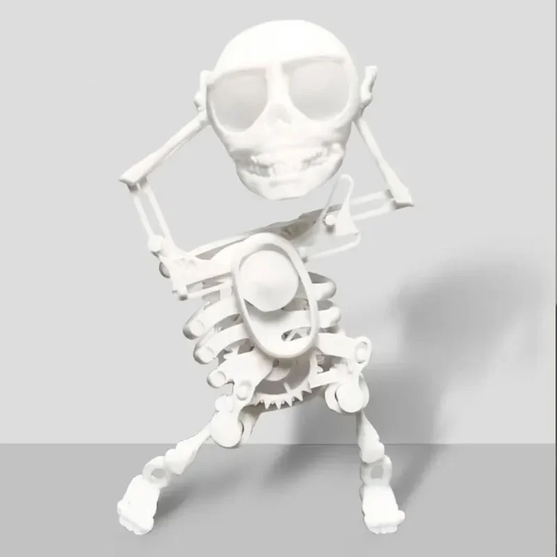 Skeleton Dancing Swinging Clockwork Toys 3d Printed Toy Swaying From Side To Side  Desk Ornaments Magic Decompression Toys Gifts