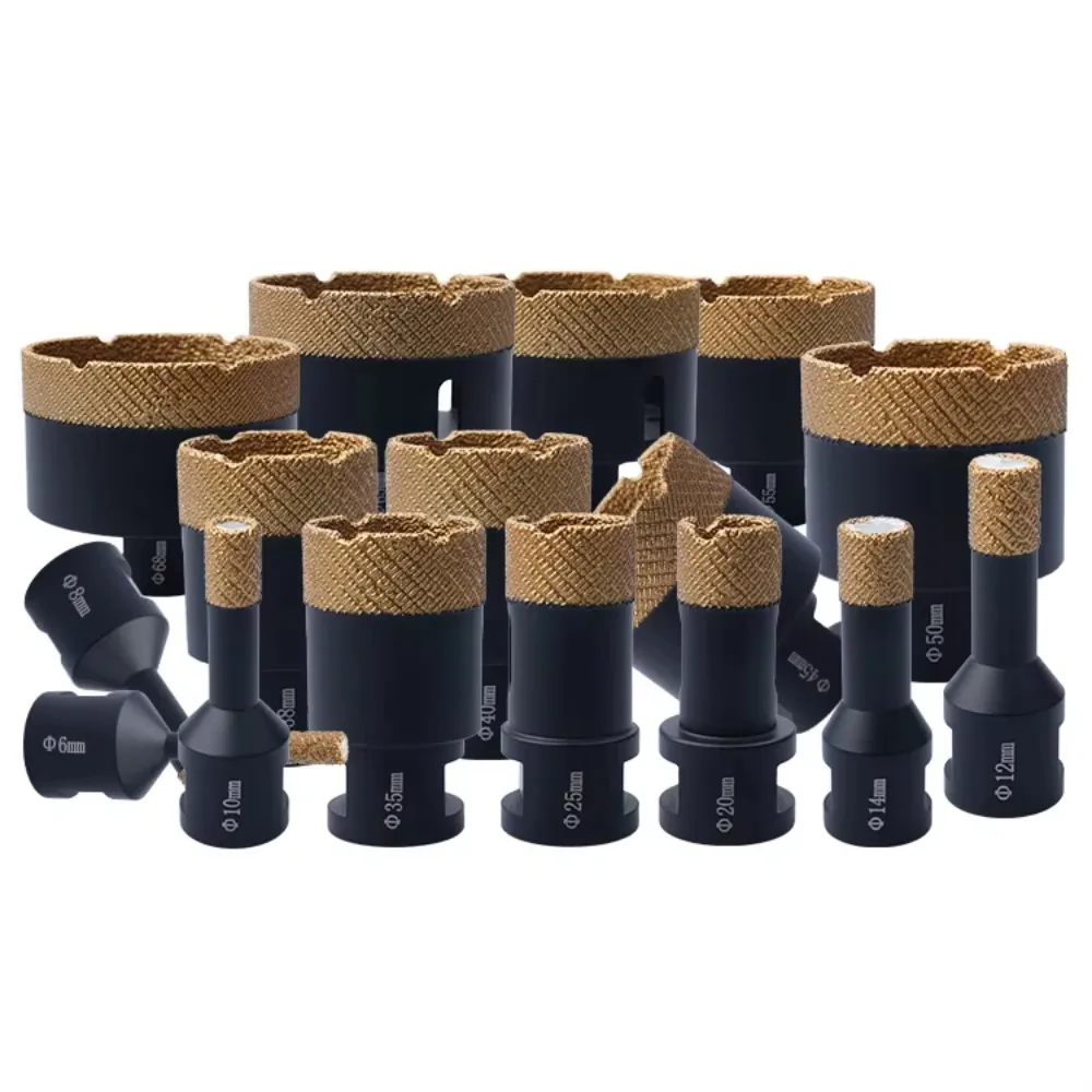 Threaded Brazing Hole Opener for Diamond Ceramic Tile Marble Slab and Ceramic Slab.