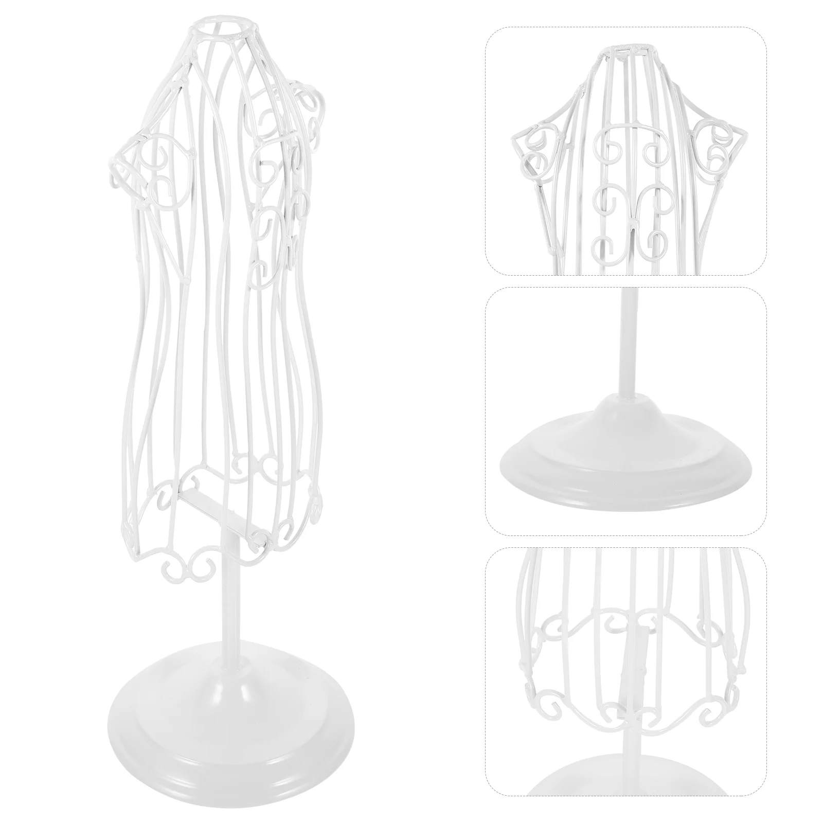 

Iron Mannequin Stand for Pet Clothes Hangers White Children Infants Dog Accessories Iron Display Holder Model Rack