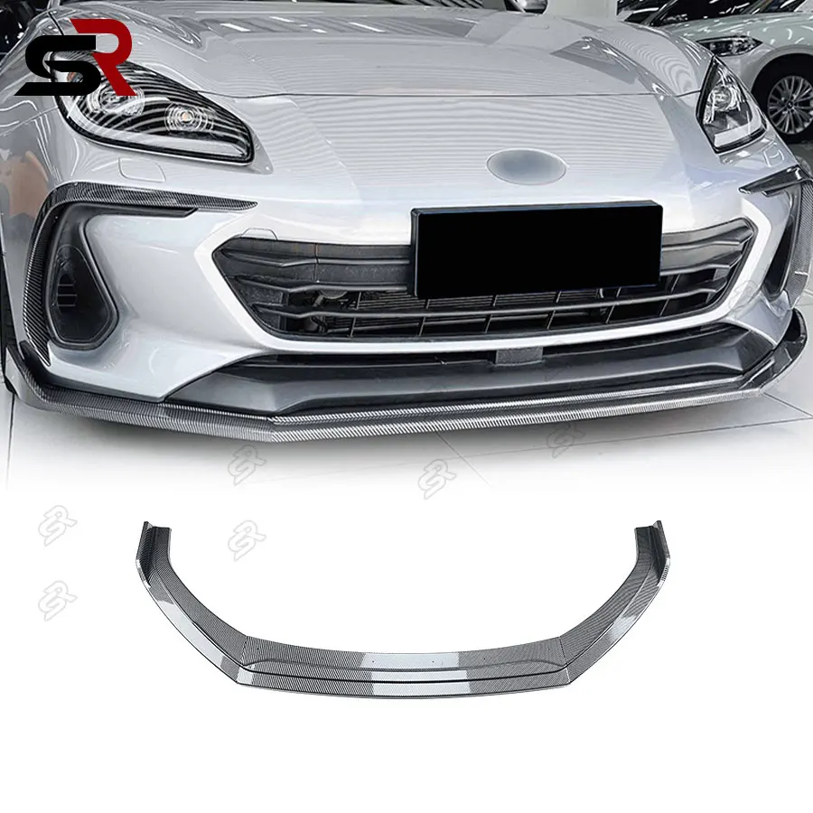 For Toyota Subaru BRZ 2021+ Carbon Fiber Front Bumper Front Lip Front Spoiler Modified Spoiler Car Accessories