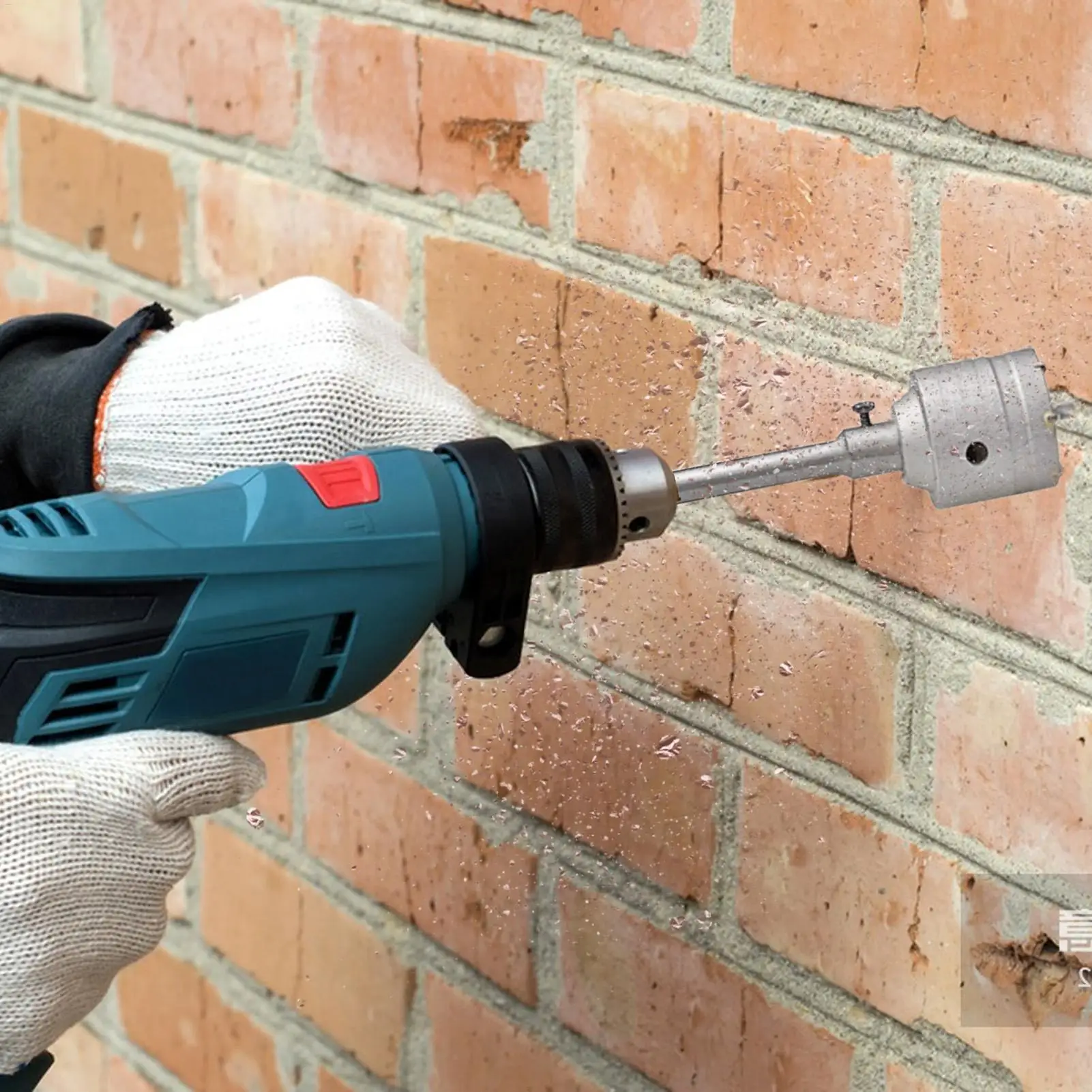 

Hole Saw Kit High Hardness Drilling Accessories Drill Bit Concrete Hole Saw Kit For Tile Brick Stone Ceramic Glass Wall