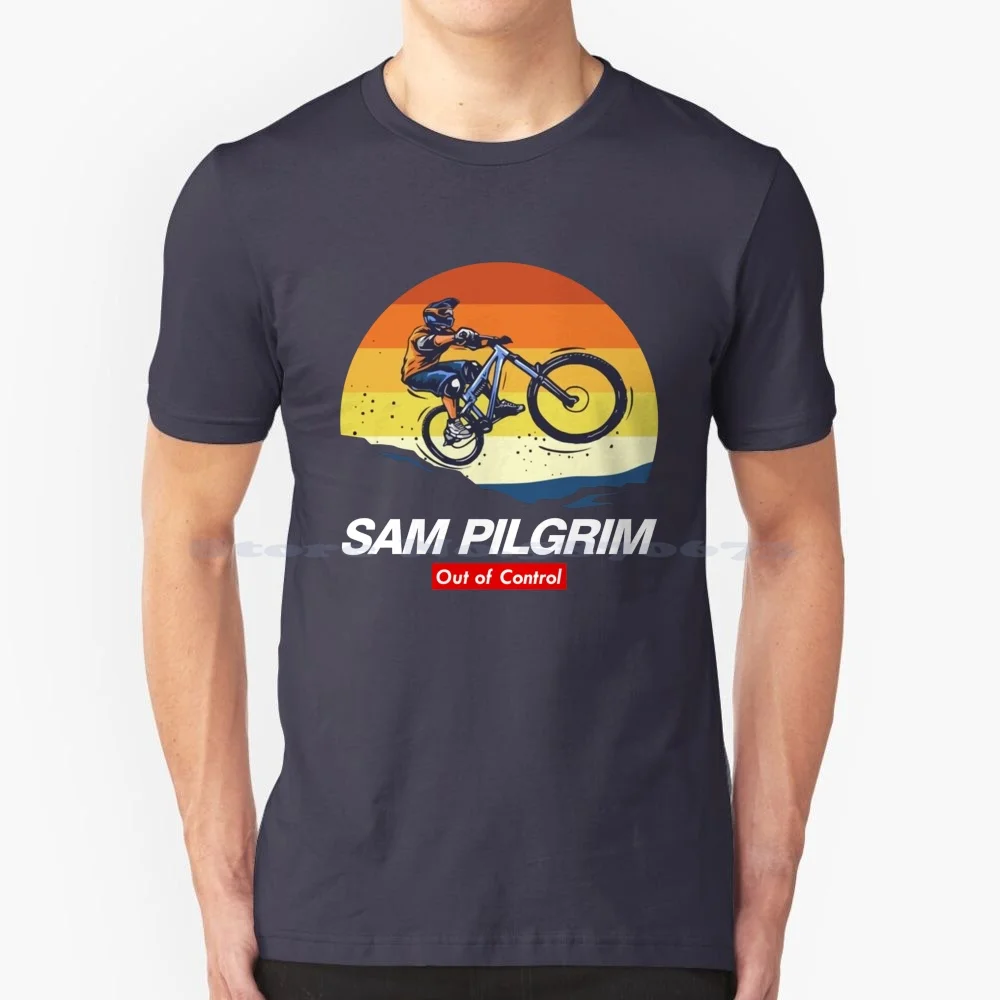 Controls Of Sam T Shirt 100% Cotton Tee Sam Pilgrim Mtb Mountain Biker Bikers Freestyle Dirtjumper Winchesters Freerider