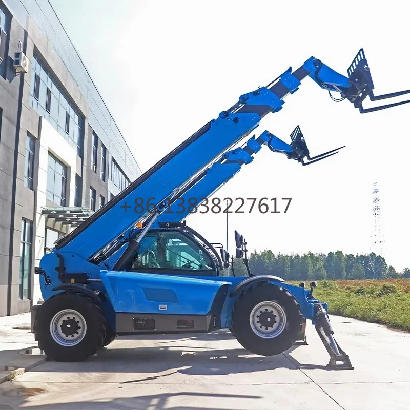 Telescopic Handler Forklift 3-7 Ton Telehandler with 7m 10m 14m 18m Lift Height Options
