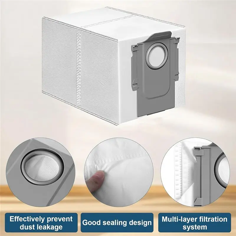 ABGE-For Roborock Qrevo Curve/Qrevo Curv/Qrevo Edge Robot Vacuum Cleaner Main Side Brush Hepa Filter Mop Pads Dust Bags